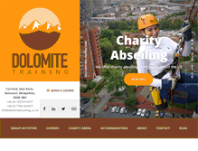 Tablet Screenshot of dolomitetraining.co.uk